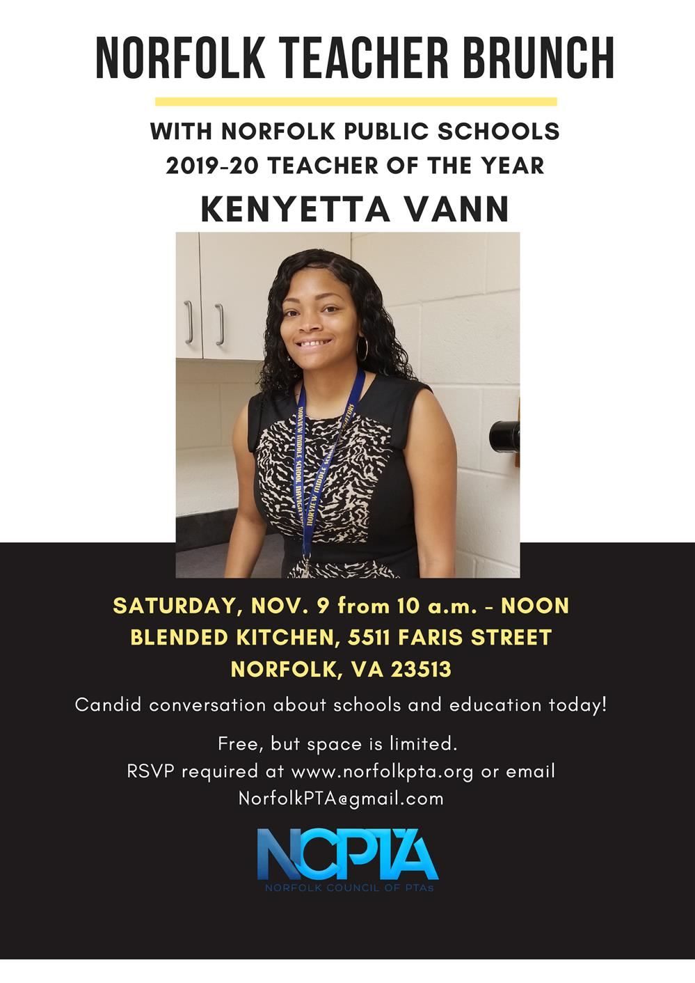Norfolk Teachers Brunch